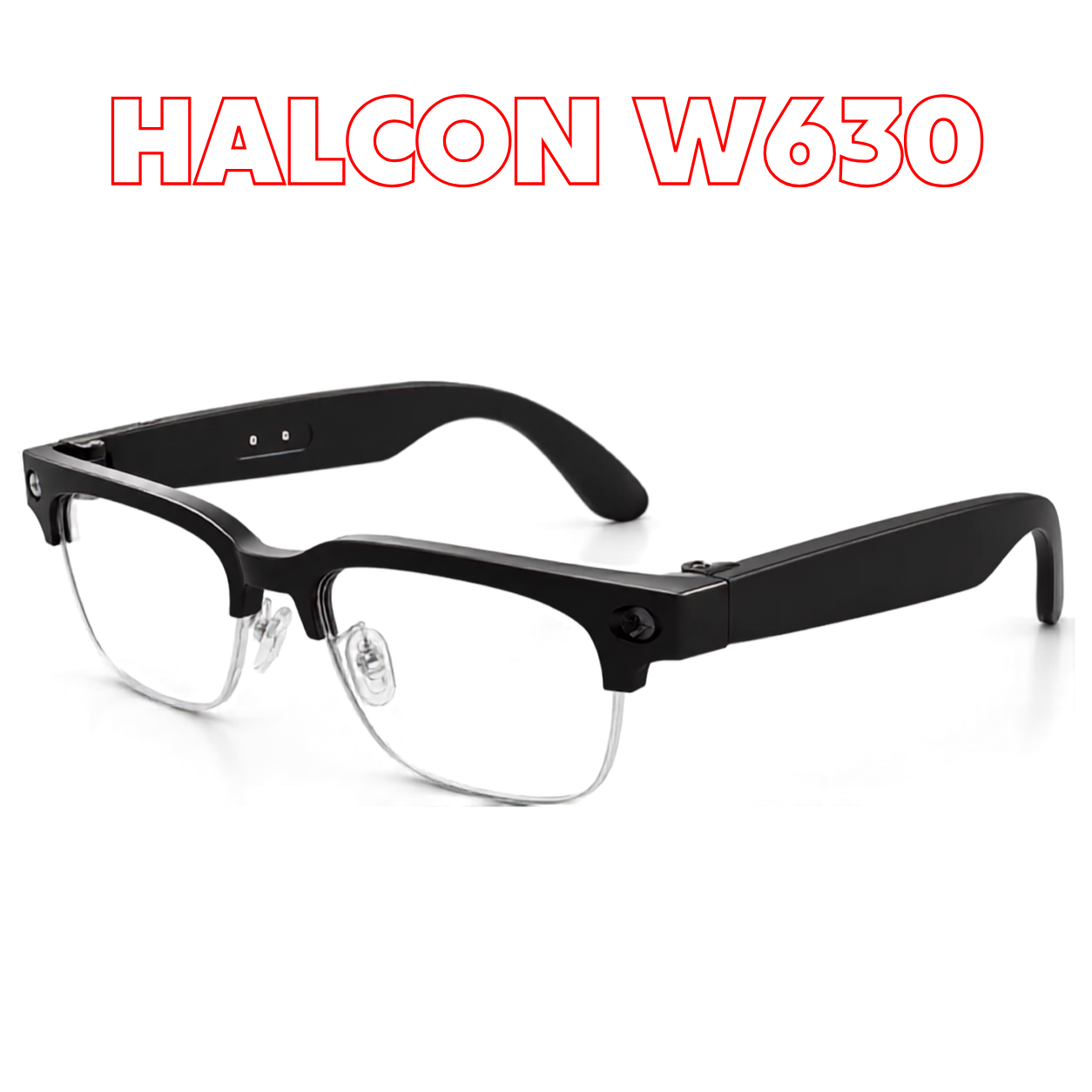 Halcon W630 HALCON W630 AI Smart Glasses with HD Camera, AI Translation & Voice Assistant - Image 1