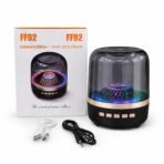 HALCON FF92 Mini Aura Bluetooth Speaker | Portable Wireless Speaker | Bluetooth 5.1 | Deep Bass | Rechargeable - Image 2