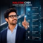 HALCON CY01 AI Smart Sunglasses with Camera | WiFi | AI Translator | Video Recording | Bluetooth Audio Glasses - Image 2