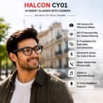 HALCON CY01 AI Smart Sunglasses with Camera | WiFi | AI Translator | Video Recording | Bluetooth Audio Glasses - Image 4