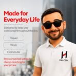 HALCON V03 Pro AI Camera Smart Glasses | 32MP Camera | 32GB Storage | AI Translation | Bluetooth Calling - Image 5