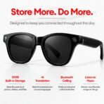 HALCON V03 Pro AI Camera Smart Glasses | 32MP Camera | 32GB Storage | AI Translation | Bluetooth Calling - Image 3