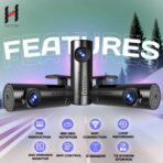 HALCON Car Dash Camera Pro 2K 1296P WiFi Dash Cam | 175° Wide Angle | Night Vision | Emergency Recording | Supports 256GB SD Card | Super Capacitor | GPS Logger - Image 5