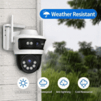 HALCON Defender-PRO 3MP+3MP 4G SIM-Based PTZ Wireless Outdoor Smart Security Camera - Image 4